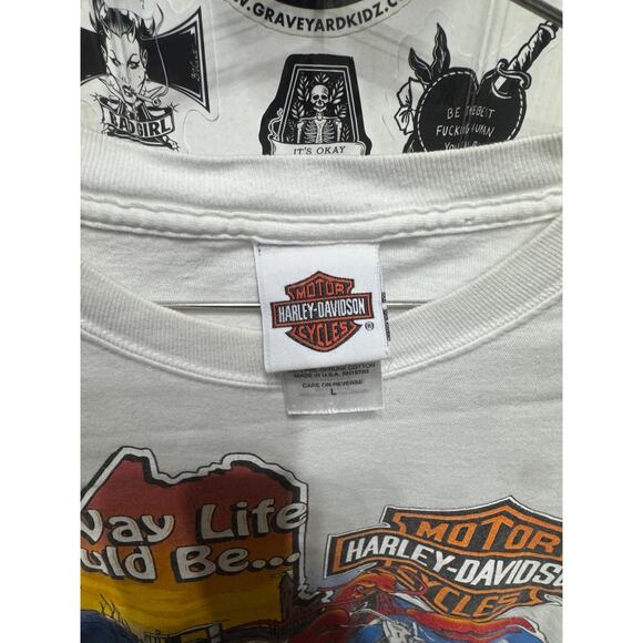 Harley Davidson Central Maine "The Way Life Should Be" Long Sleeve Size L - Picture 4 of 4